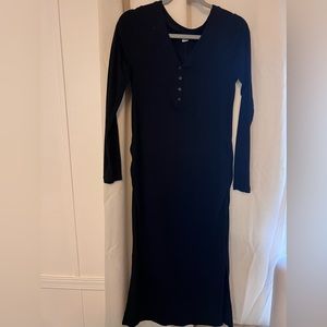 Old navy midi black maternity dress